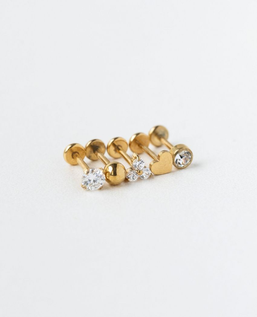 Tiny Crystal Nap Earrings