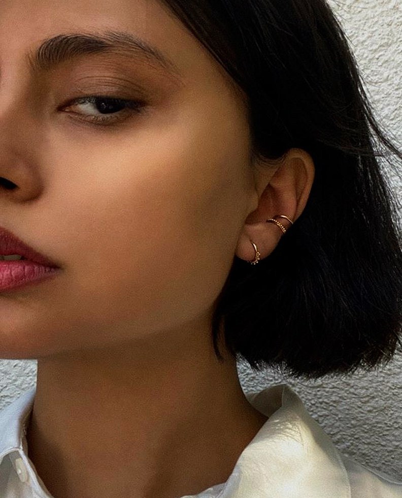【MAISON MIRU】GODDESS CARTILAGE HOOPピアス Goddess Cartilage Hoop