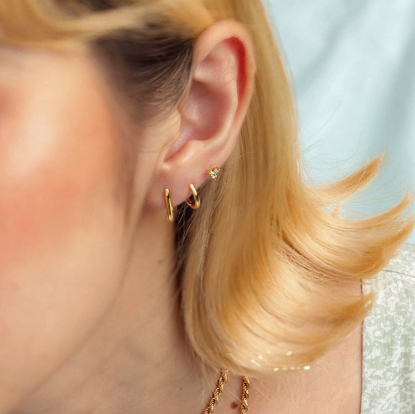Mini Crystal Trinity Nap Earrings