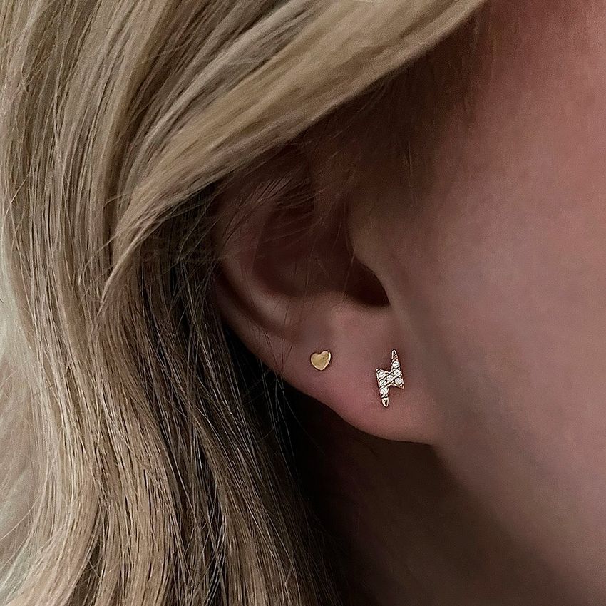 ◆Maison Miru◆Classic Heart Nap Earrings Classic Heart Nap Earrings