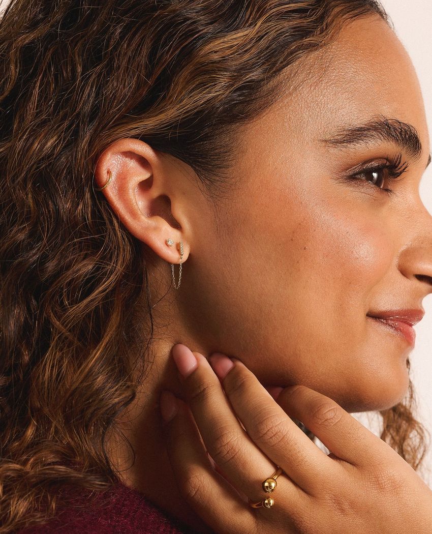 ◆Maison Miru◆Sapphire Nap Earrings P-