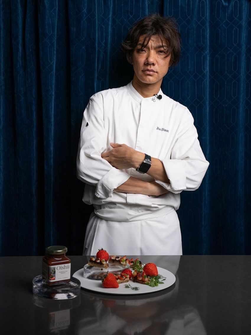 From the palate of Chef Yuu Shimano: An everyday luxury, made for your pantry ✨Chef Yuu of Michelin-starred @restaurant_yuunyc inspired our limited edition Strawberry Yuzu Preserves 🍓🍋. Delicate orange blossom and bright yuzu meet our sweet Koyo Berries for the perfect pairing. Try this luscious jam on his menu with a silky duck liver mousse for a limited time (from now until 12/10).