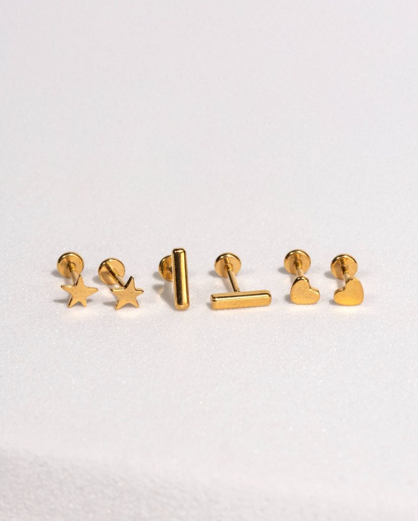 ◆Maison Miru◆Classic Heart Nap Earrings Classic Heart Nap Earrings