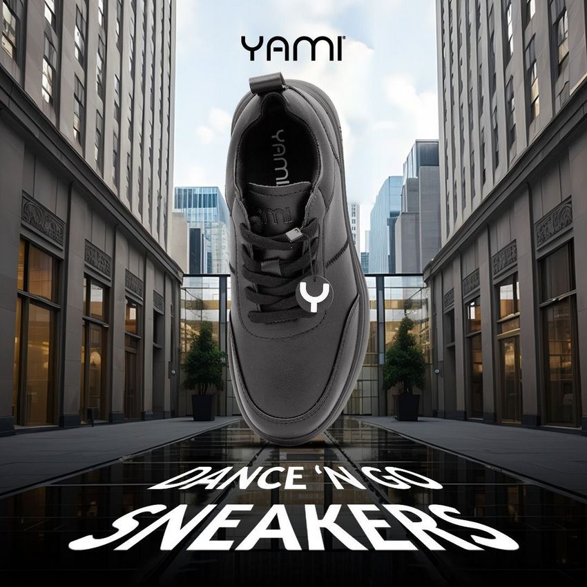 Versatile All Black G2 Dance Sneakers for Every Surface